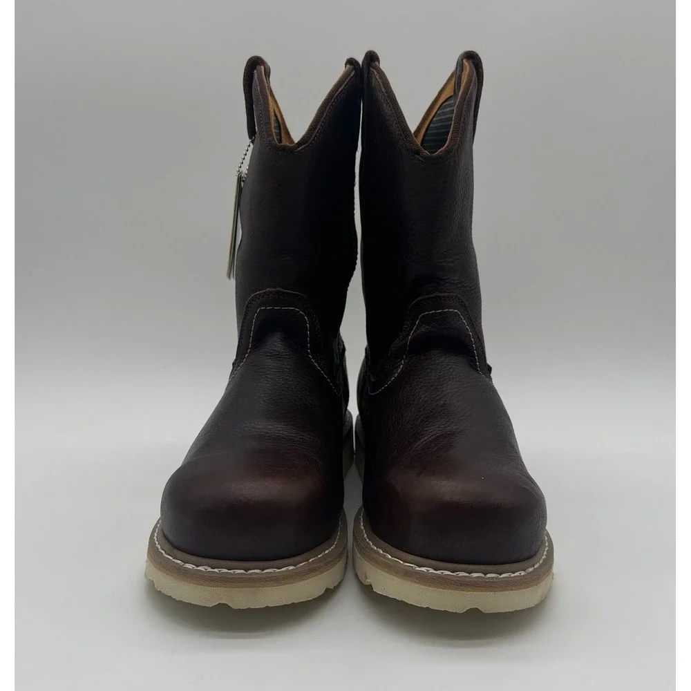 Sureway Mens Waterproof Leather Work Boots 65102S-WP Dark Brown ASTM F2413-18 EH